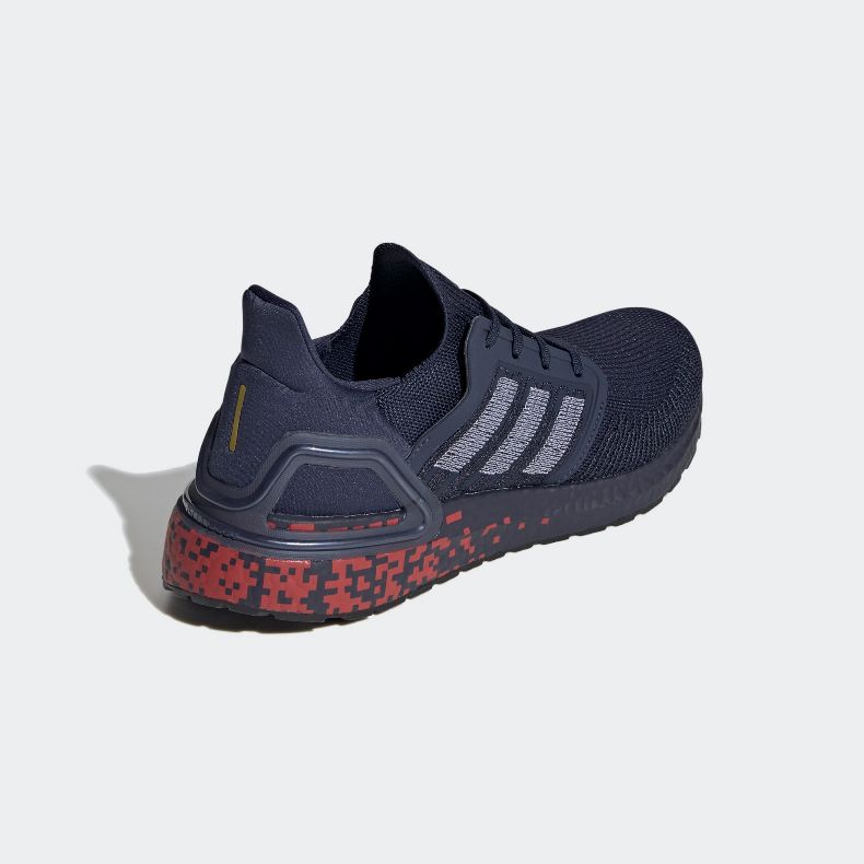 Giày adidas Ultra Boost 20 Nam - Xanh Navy Đỏ - hình 3