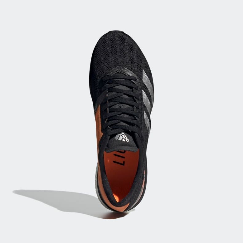 Giày adidas Adizero Boston 9 m Nam - Đen Cam 