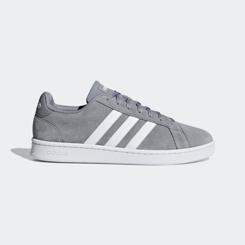 Giày adidas Grand Court Nam Xám 