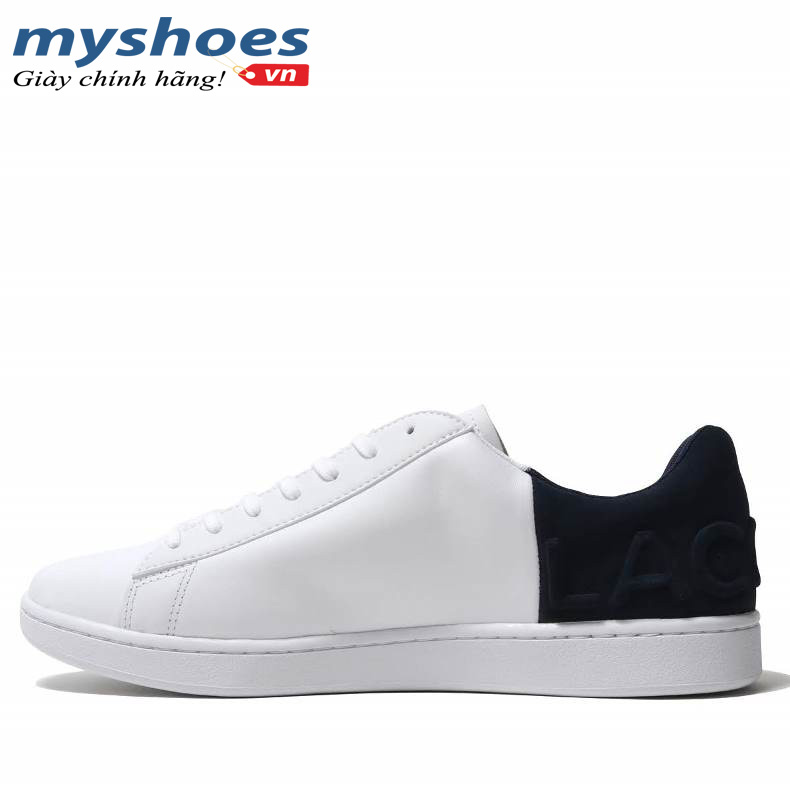 Giày Lacoste Carnaby Evo - Trắng Xanh Navy - hình 3