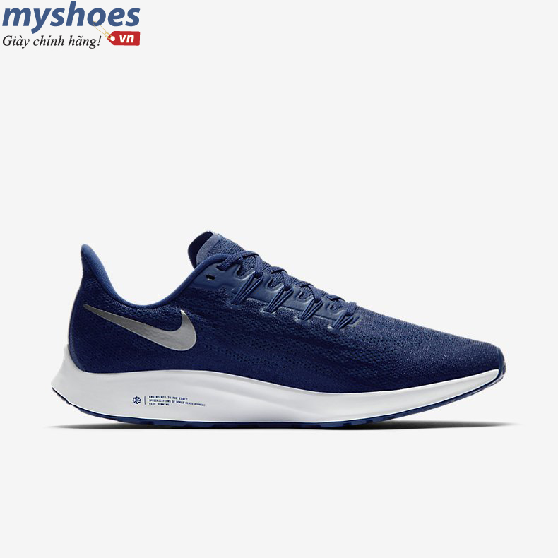 Giày Nike Air Zoom Pegasus 36 Nam - Xanh Bạc  - hình 4