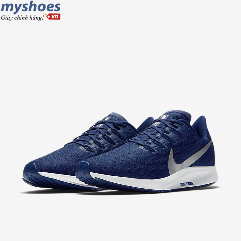 Giày Nike Air Zoom Pegasus 36 Nam - Xanh Bạc  - hình 5