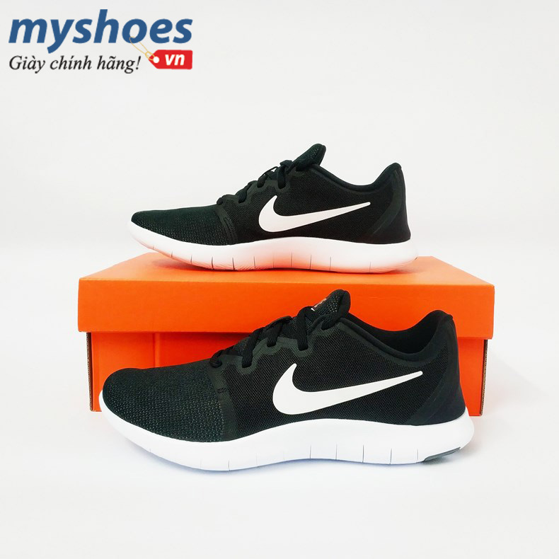 Giày Nike Flex Contact 2 Nam - Đen Trắng - hình 3