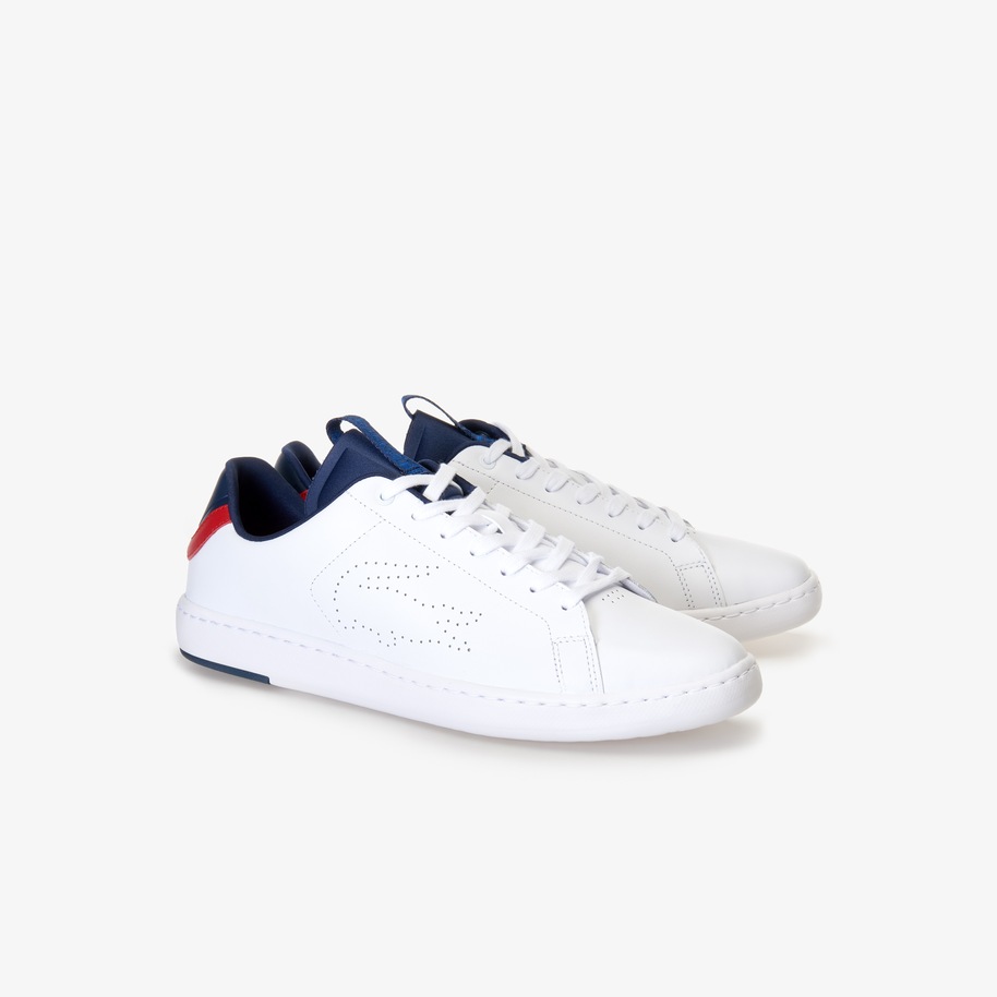Giày Lacoste Carnaby Evo Light 119 Nam Trắng Xanh  - hình 4
