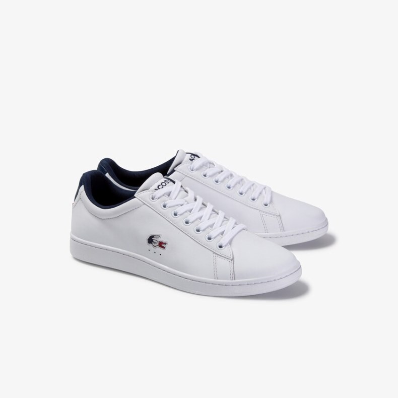 Giày Lacoste Carnaby Evo Tri1 - Trắng Xanh Navy - hình 2