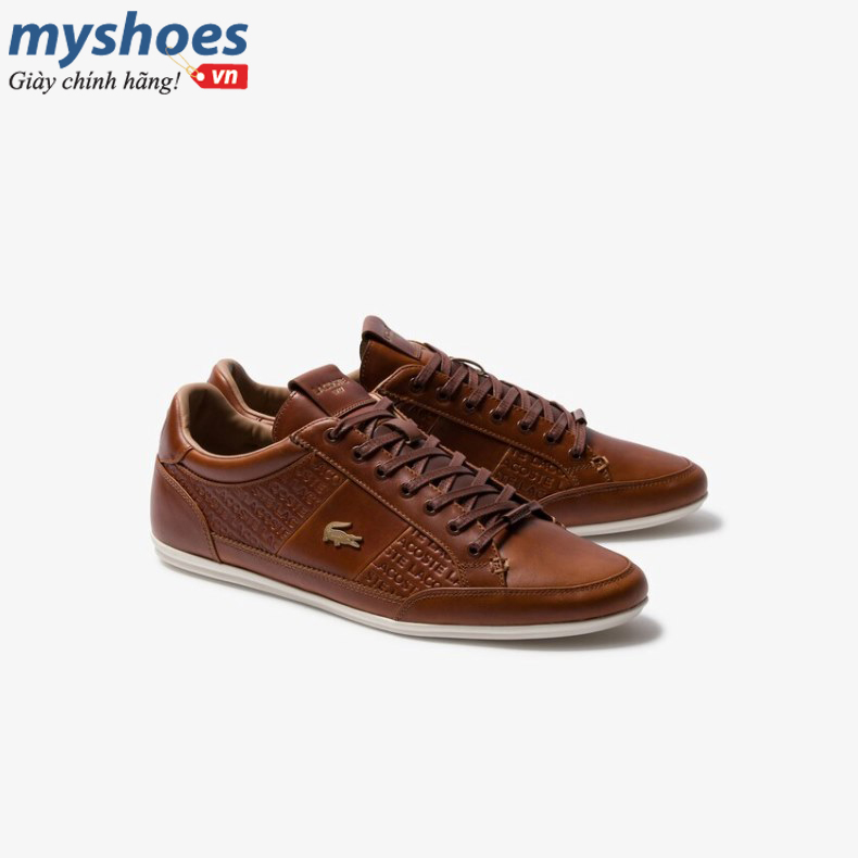 Giày Lacoste Chaymon 120 Nam Nâu - hình 4
