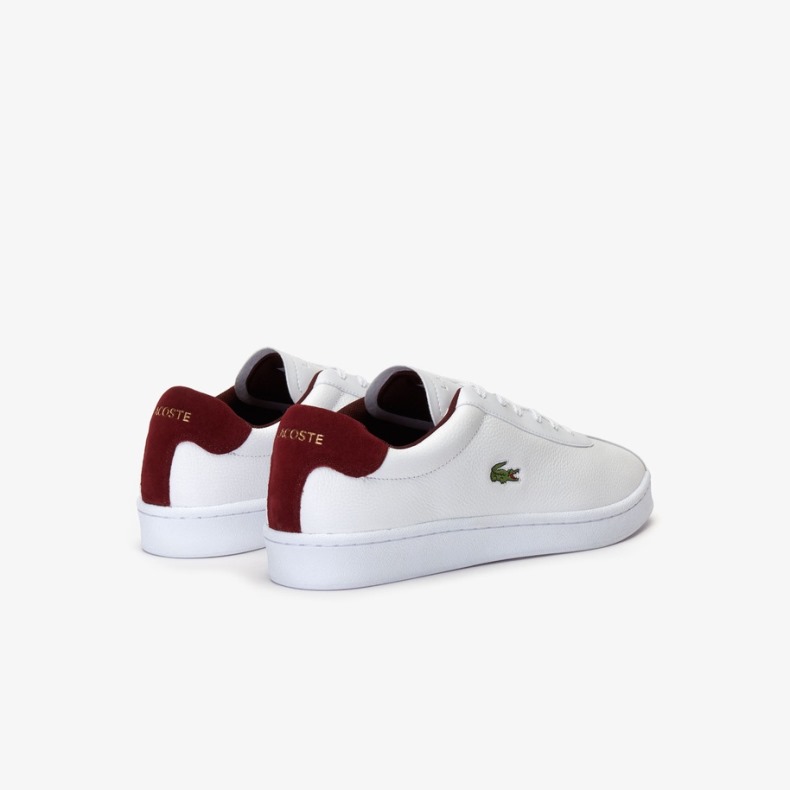 Giày Lacoste Master 319 Nam -Trắng Đỏ  - hình 4
