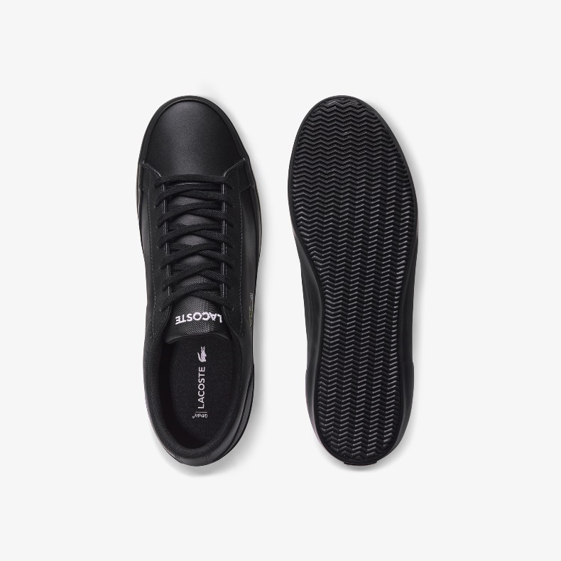Giày Lacoste Lerond 120 Nam - Đen Full - hình 4