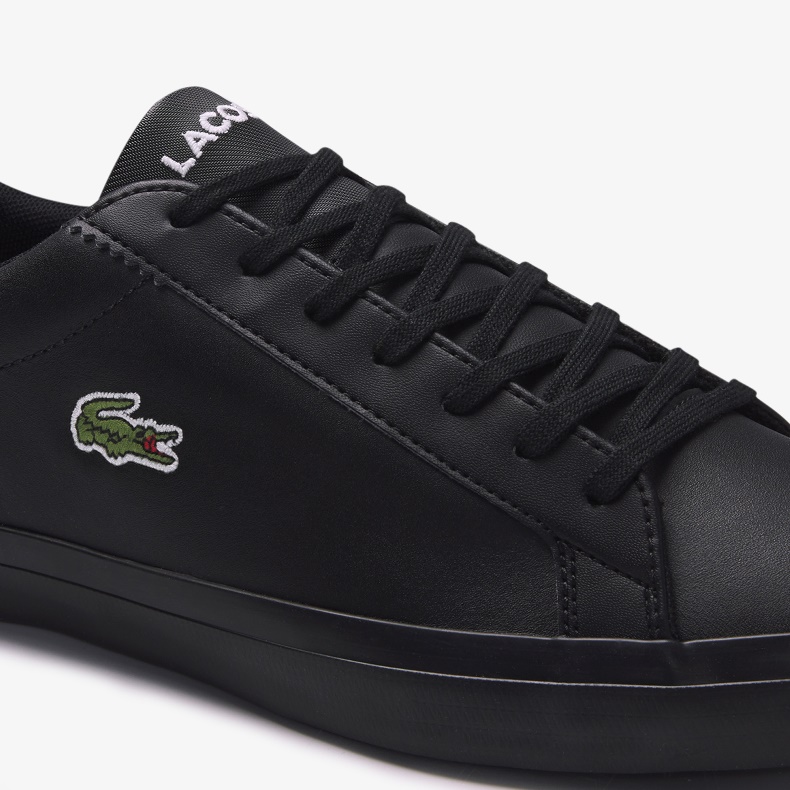 Giày Lacoste Lerond 120 Nam - Đen Full - hình 5