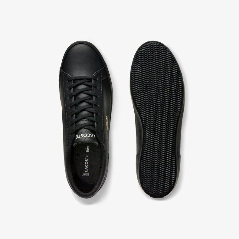 Giày Lacoste Lerond 120 Nam - Đen Vàng - hình 4