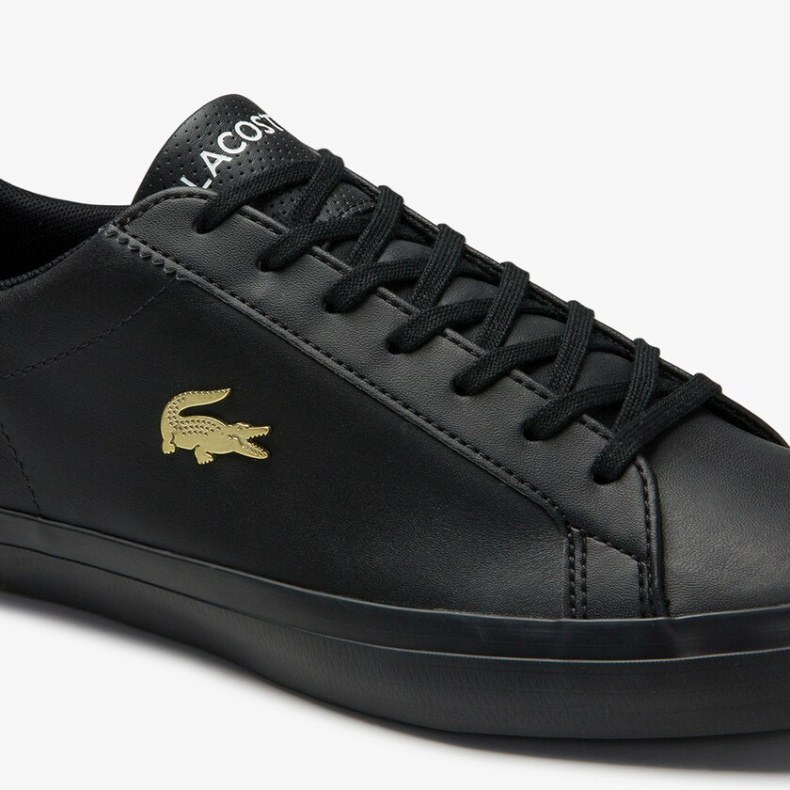 Giày Lacoste Lerond 120 Nam - Đen Vàng - hình 2