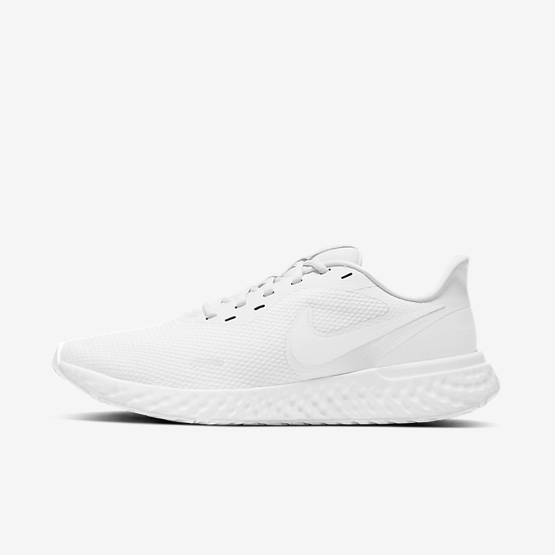 Giày Nike Revolution 5 Nam - Trắng Full