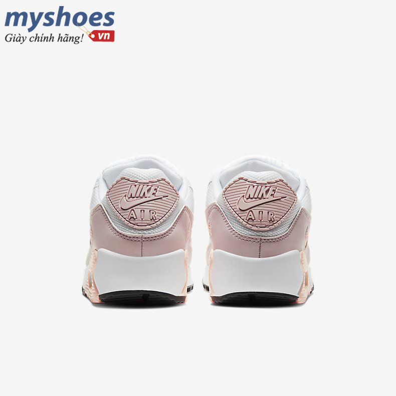 Giày Nike Air Max 90 Nữ - Trắng Hồng - hình 2