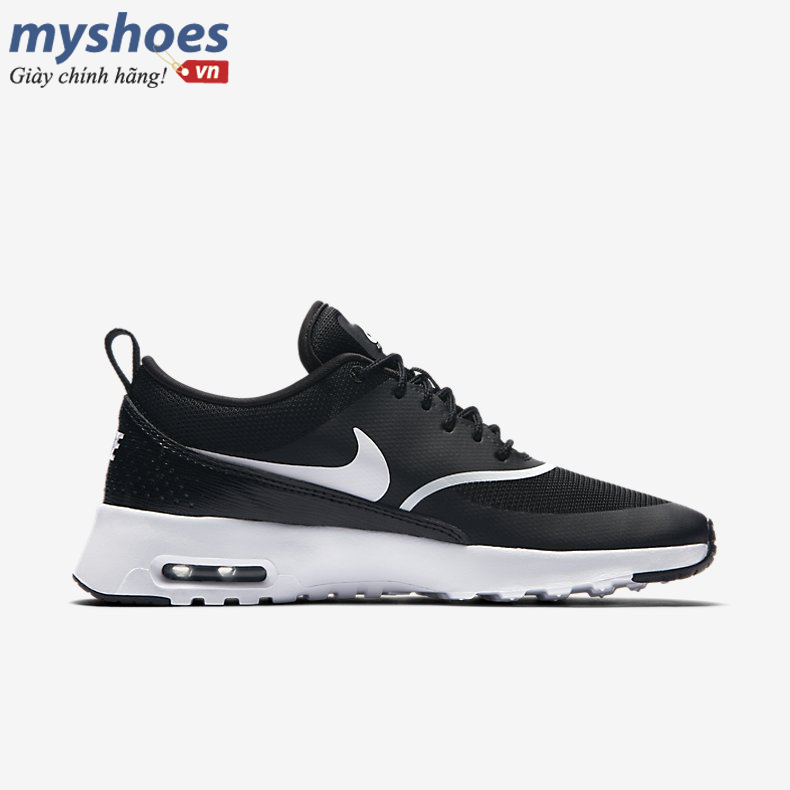 Giày Nike Air Max Thea Nữ - Đen Trắng - hình 4