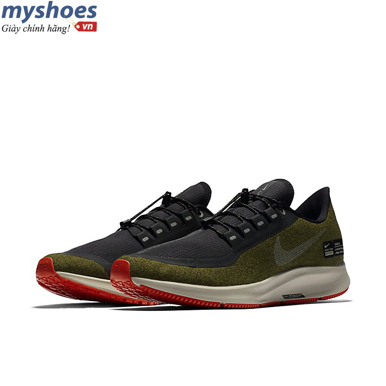 Giày Nike Air Zoom Pegasus 35 Shield Nam - Xanh Camo  - hình 4