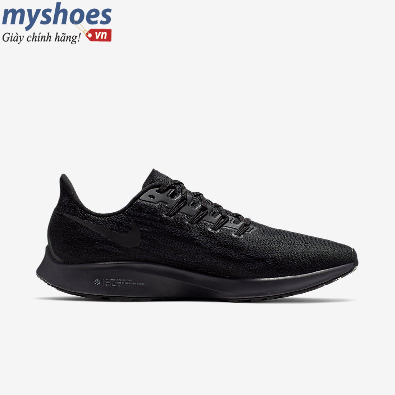 Giày Nike Air Zoom Pegasus 36 Nam - Đen Full - hình 5