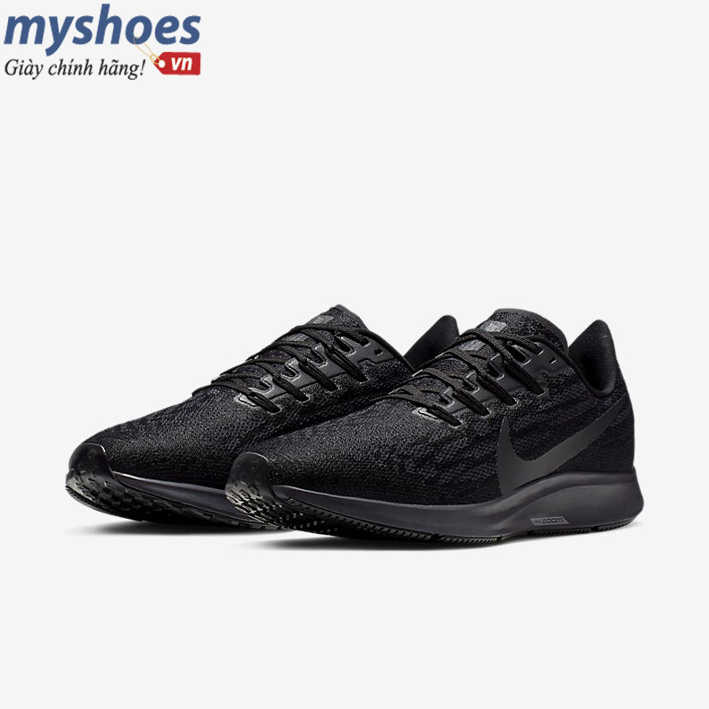 Giày Nike Air Zoom Pegasus 36 Nam - Đen Full - hình 2