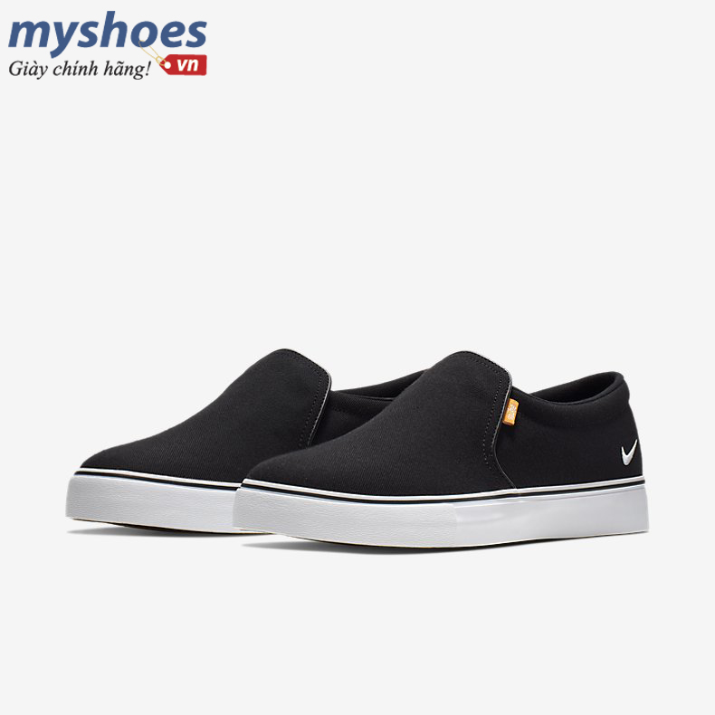 Giày Nike Court Royale AC SLP Nam Đen Trắng - hình 4