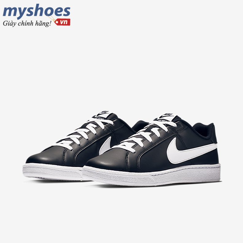 Giày Nike Court Royale SL Nam Đen Trắng  - hình 4
