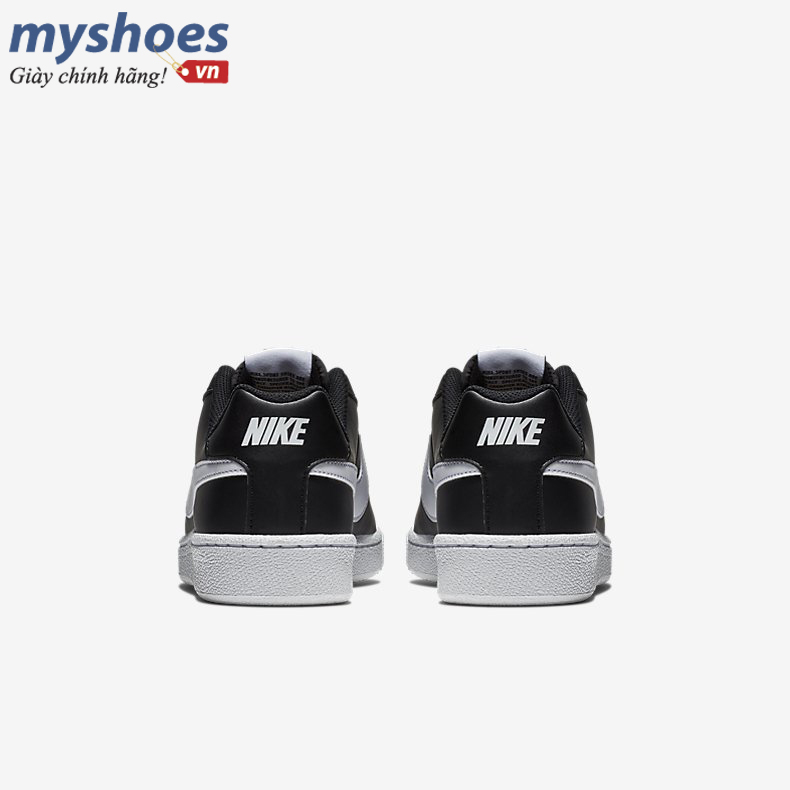 Giày Nike Court Royale SL Nam Đen Trắng  - hình 3