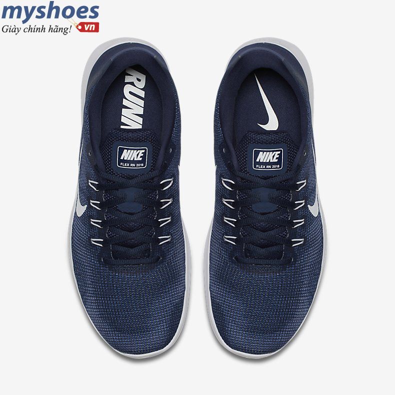 Giày Nike Flex 2018 RN Nam - Xanh  - hình 5
