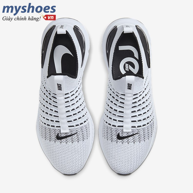 Giày Nike React Phantom Run FK 2 - Nam Trắng Đen  - hình 7