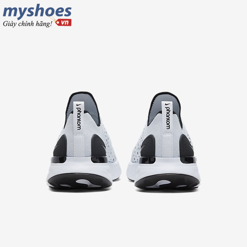 Giày Nike React Phantom Run FK 2 - Nam Trắng Đen  - hình 4