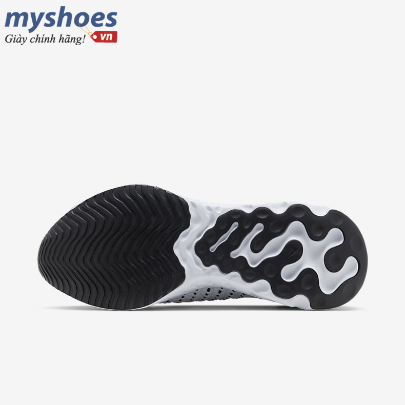 Giày Nike React Phantom Run FK 2 - Nam Trắng Đen  - hình 2
