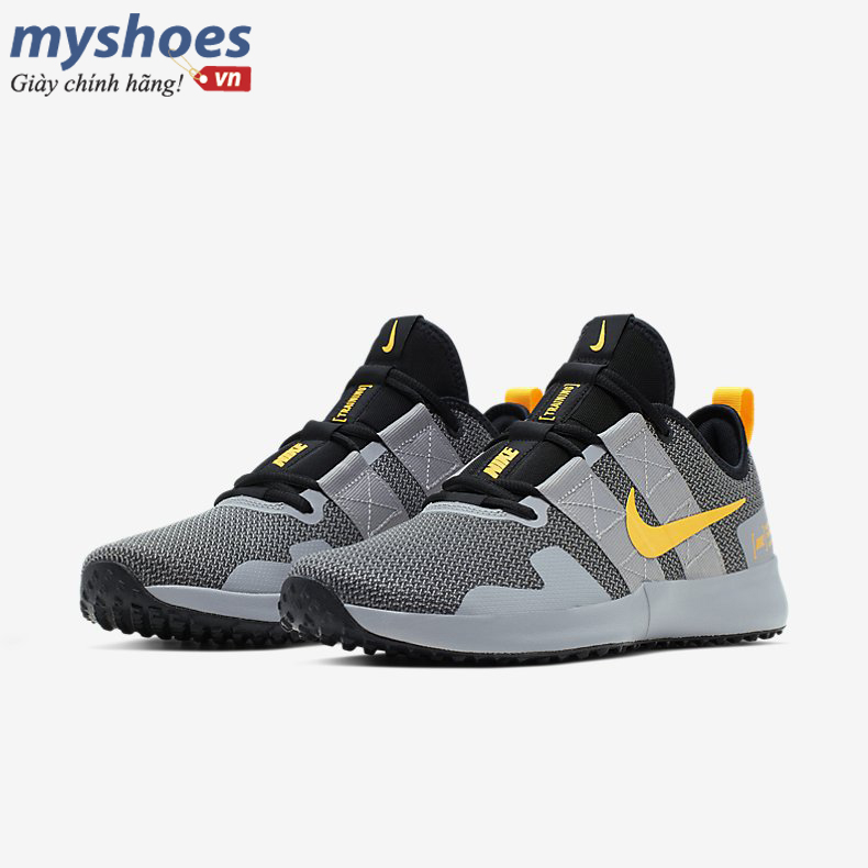 Giày Nike Varsity Compete TR2 Nam Xám Vàng. - hình 4