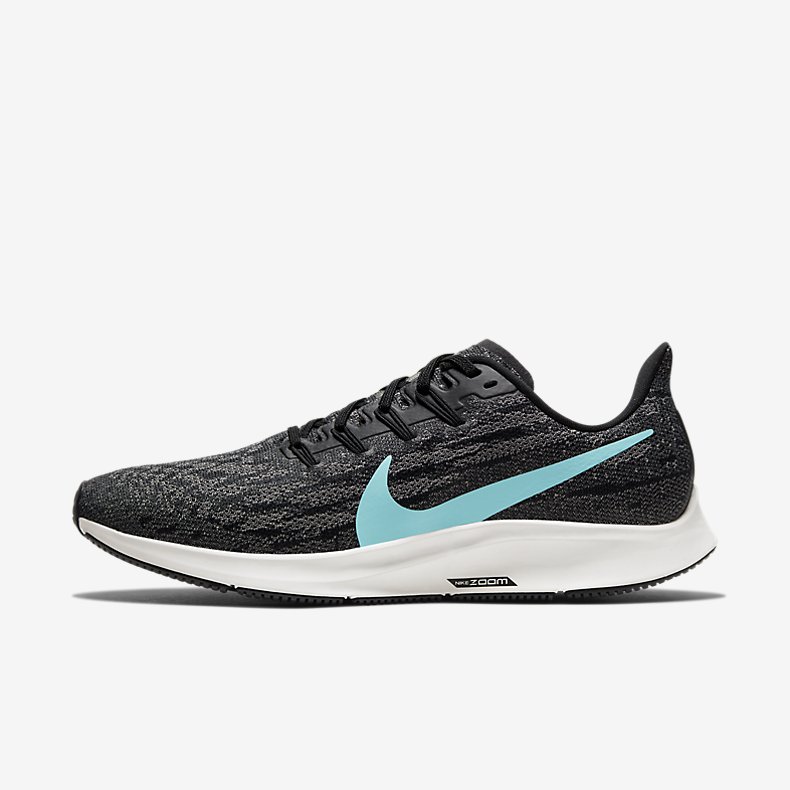 Giày Nike Air Zoom Pegasus 36 Nam - Đen Xám 