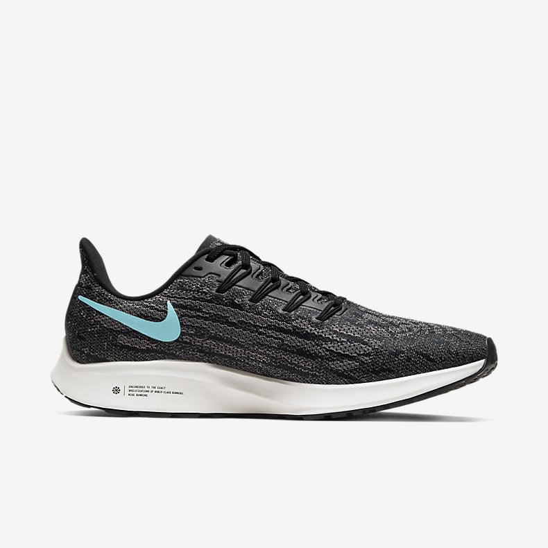 Giày Nike Air Zoom Pegasus 36 Nam - Đen Xám  - hình 6