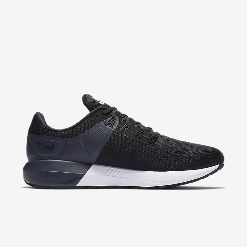 Giày Nike Air Zoom Structure 22 Nữ - Đen Trắng - hình 3