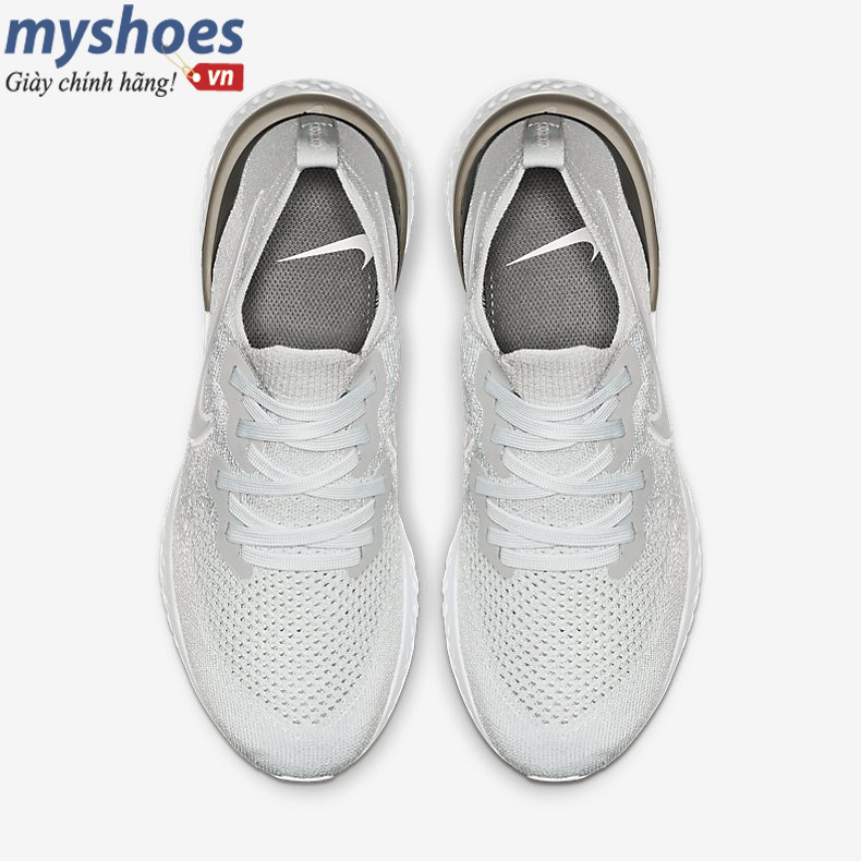 nike epic react flyknit 2 silver