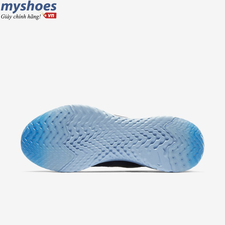 Giày Nike Epic React Flyknit 2 Nam - Xanh  - hình 2