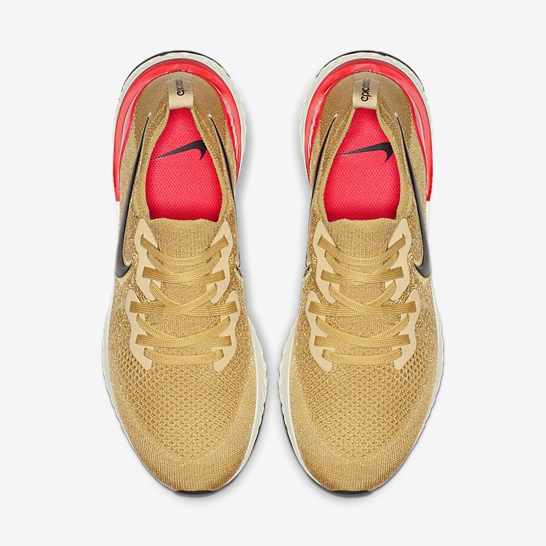 Giày Nike Epic React Flyknit 2 Nam -Gold - hình 3