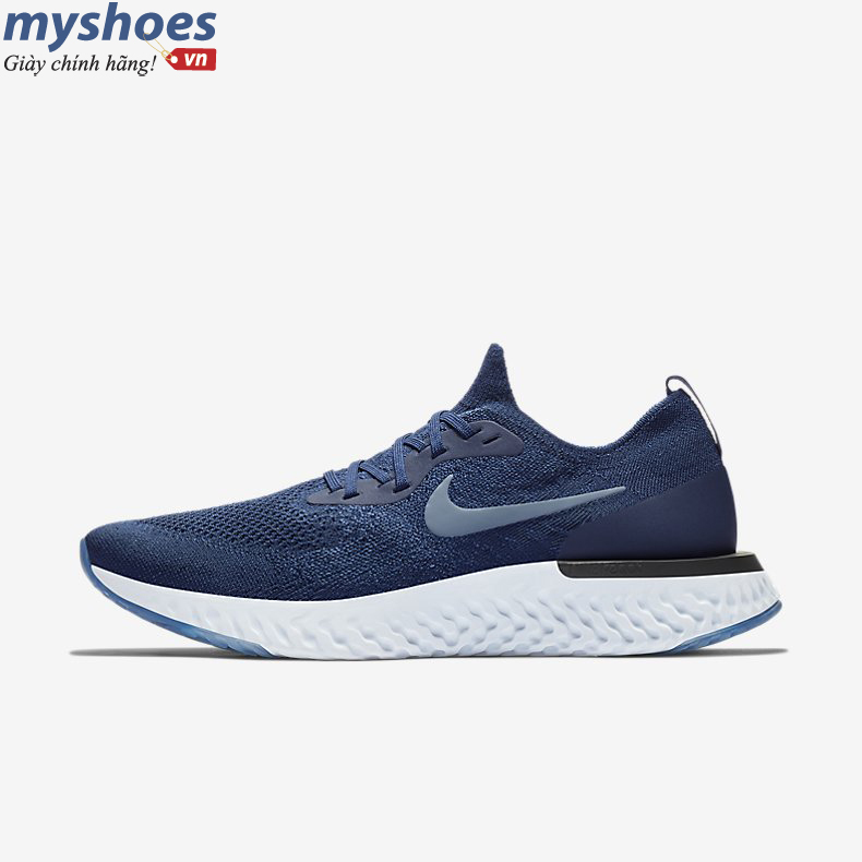 Giày Nike Epic React Flyknit Nam - Xanh Navy 