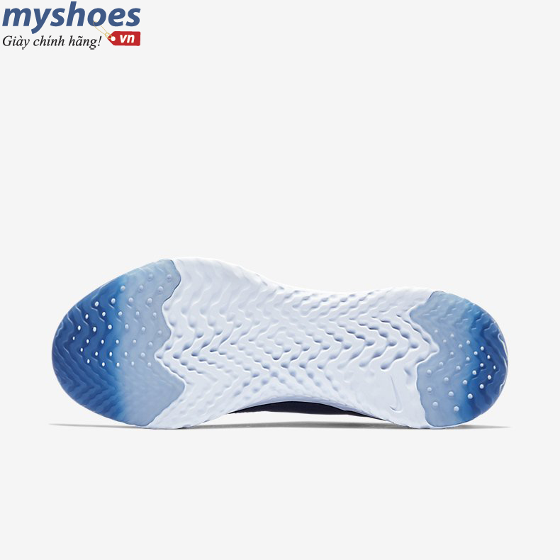 Giày Nike Epic React Flyknit Nam - Xanh Navy  - hình 2