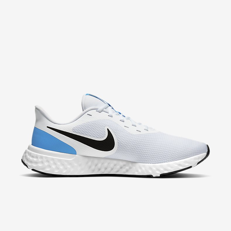 Giày Nike Revolution 5 Nam - Trắng Xanh  - hình 6