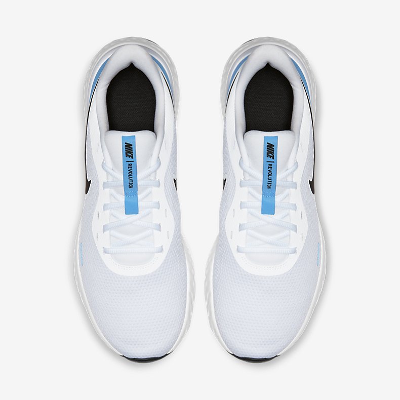 Giày Nike Revolution 5 Nam - Trắng Xanh  - hình 5