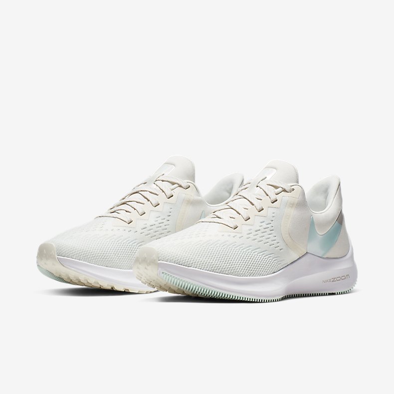 Giày Nike Zoom Winflo 6 Nữ-  Trắng Xanh Mint  - hình 6