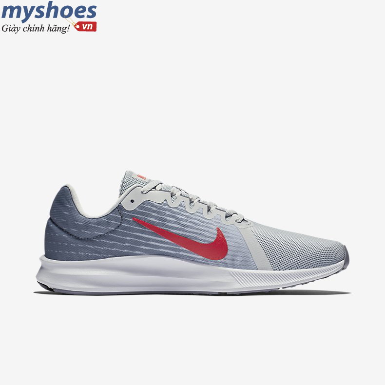 Giày Nike Downshifter 8 Nam - Xám Đỏ - hình 2