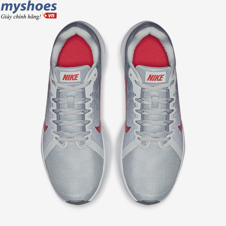 Giày Nike Downshifter 8 Nam - Xám Đỏ - hình 3