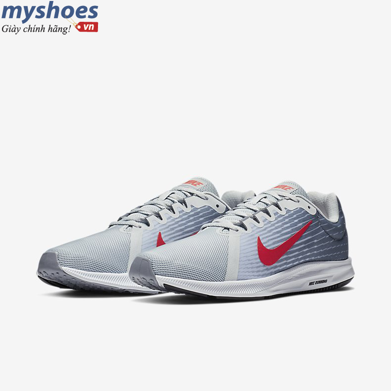 Giày Nike Downshifter 8 Nam - Xám Đỏ - hình 4