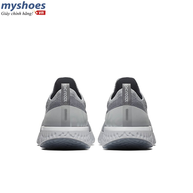 Giày Nike Epic React Flyknit Nam - Xám - hình 6
