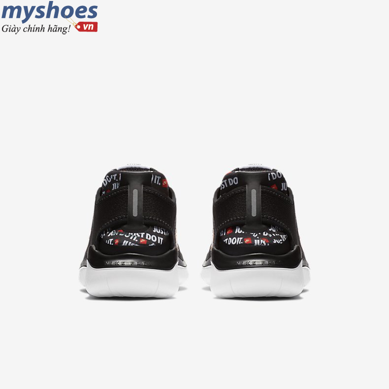 Giày Nike Free RN 2018 Nam - Đen trắng  - hình 5