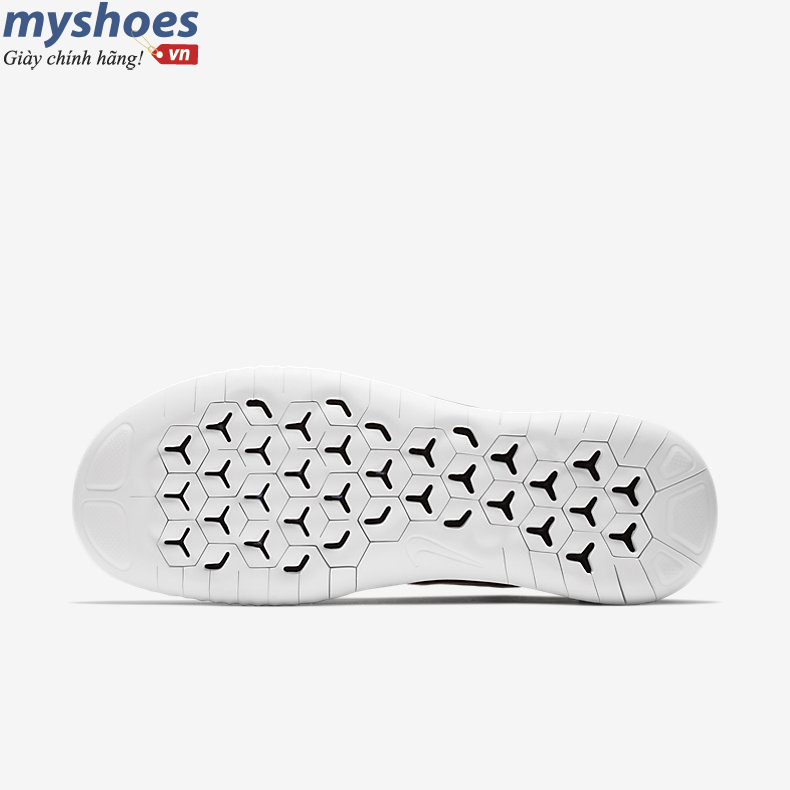 Giày Nike Free RN 2018 Nam - Đen trắng  - hình 6