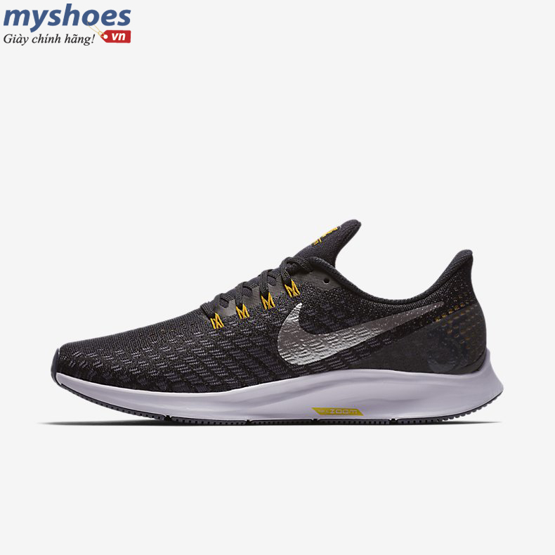 Giày Nike Air Zoom Pegasus 35 Nam - Đen Vàng 