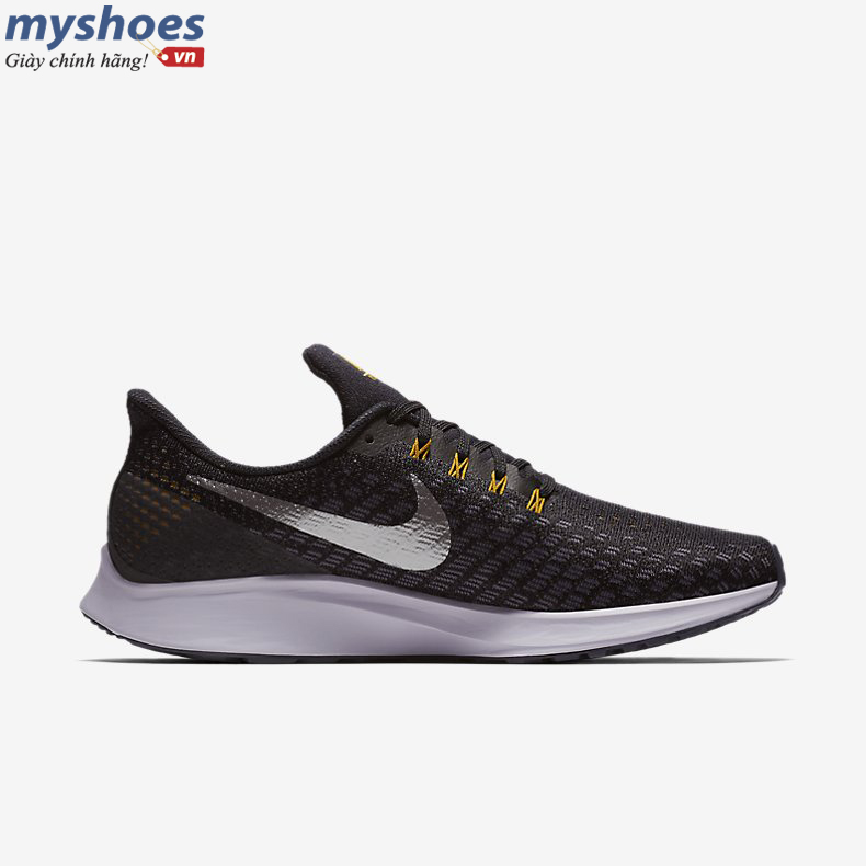 Giày Nike Air Zoom Pegasus 35 Nam - Đen Vàng  - hình 4