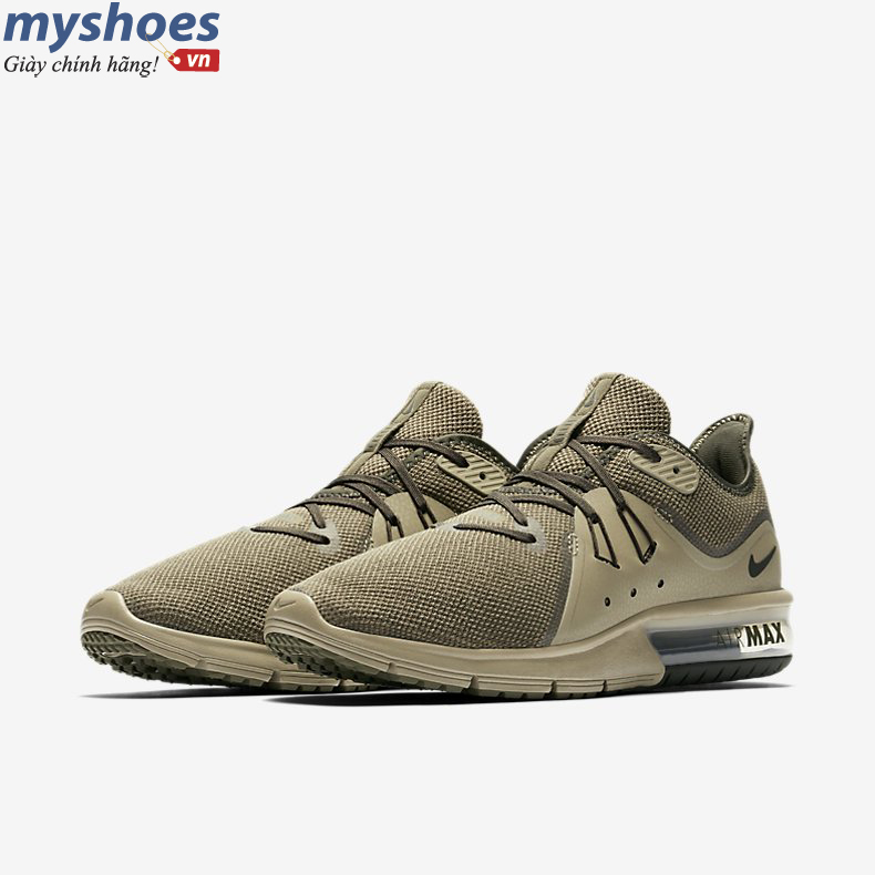 Giày Nike Air Max Sequent 3 Nam - Xám Vàng - hình 6