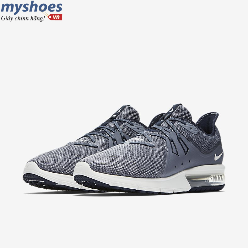 Giày Nike Air Max Sequent 3 Nam - Xanh Xám  - hình 6